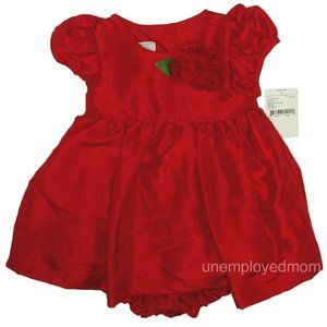 Baby Girl Dark Red Party Dress 2 pc Set Christmas Wedding Party New Year Holiday